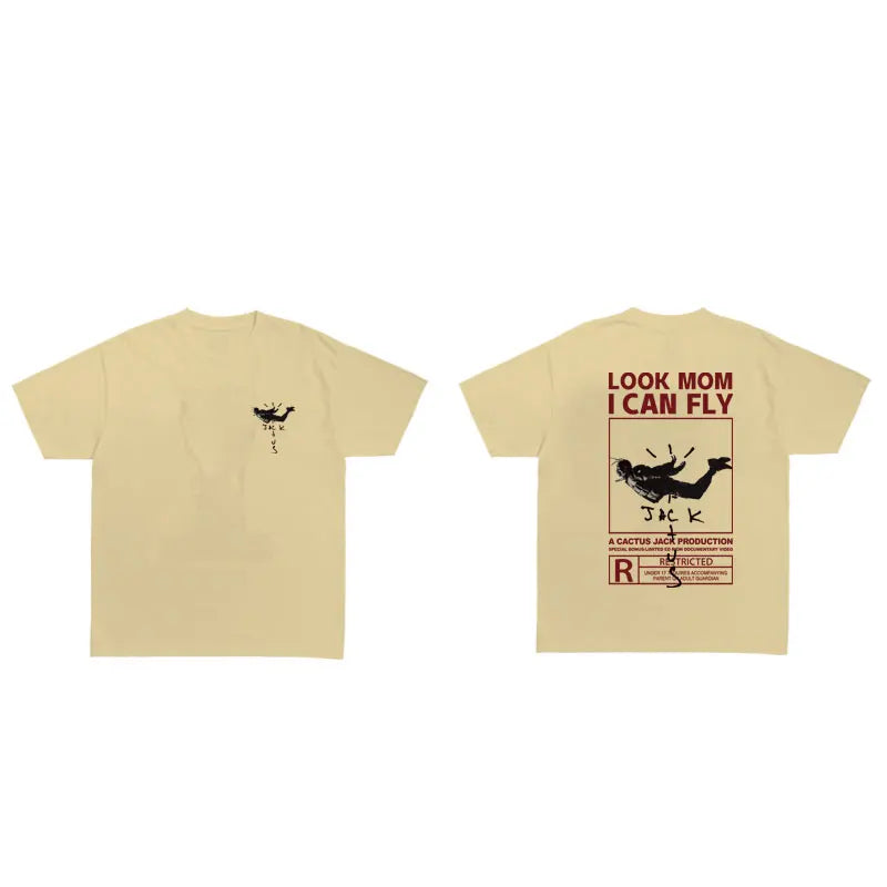 LOOK MOM I CAN FLY Cactus Jack T-Shirt