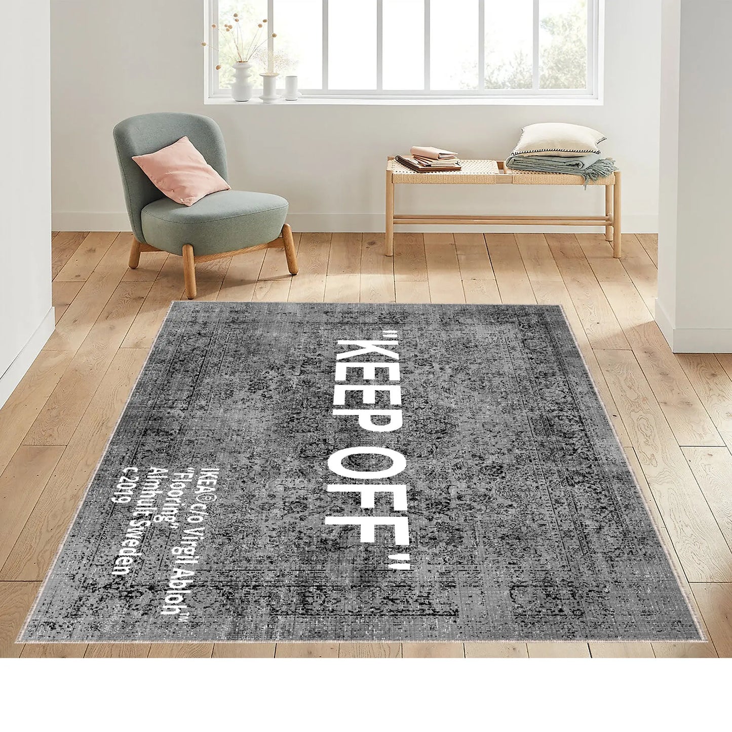 "KEEP OFF" Rug