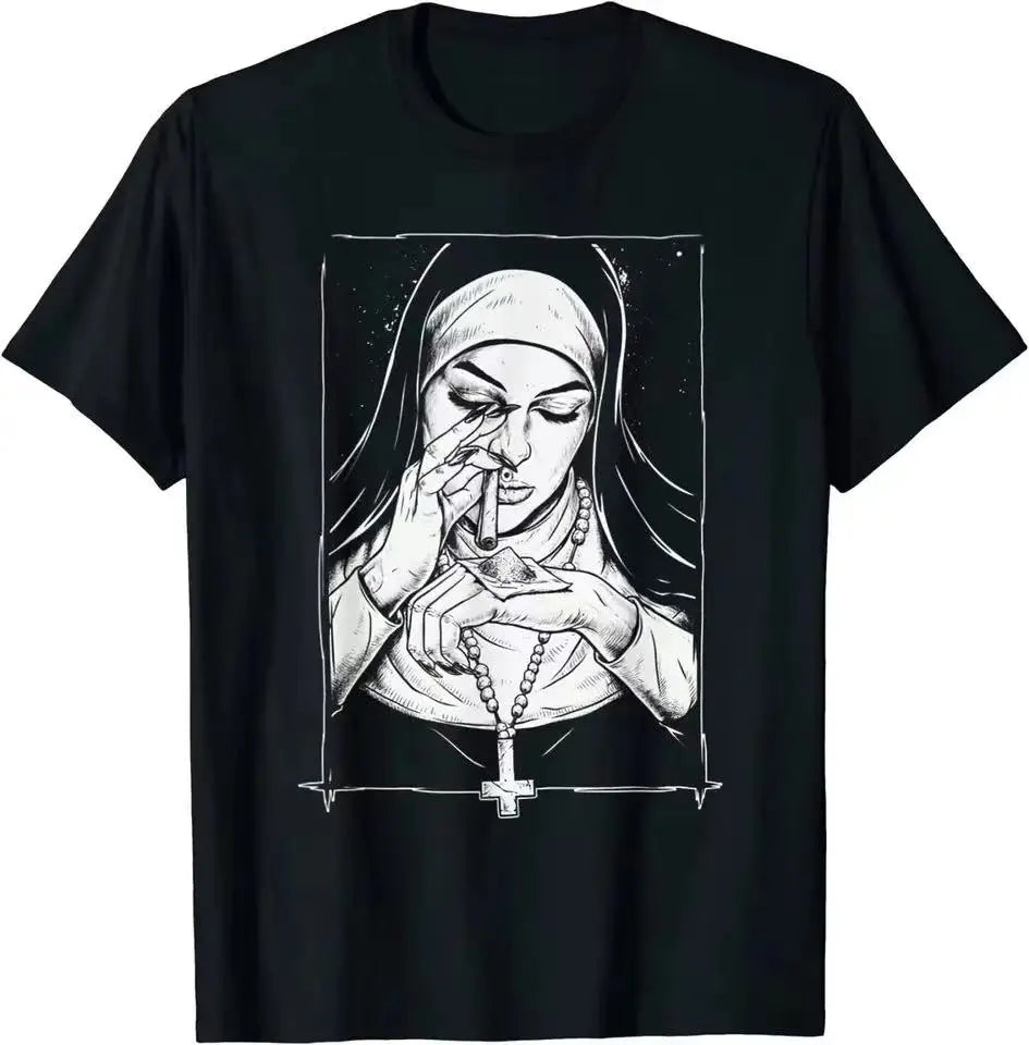 Take Drugs Nun T-Shirt