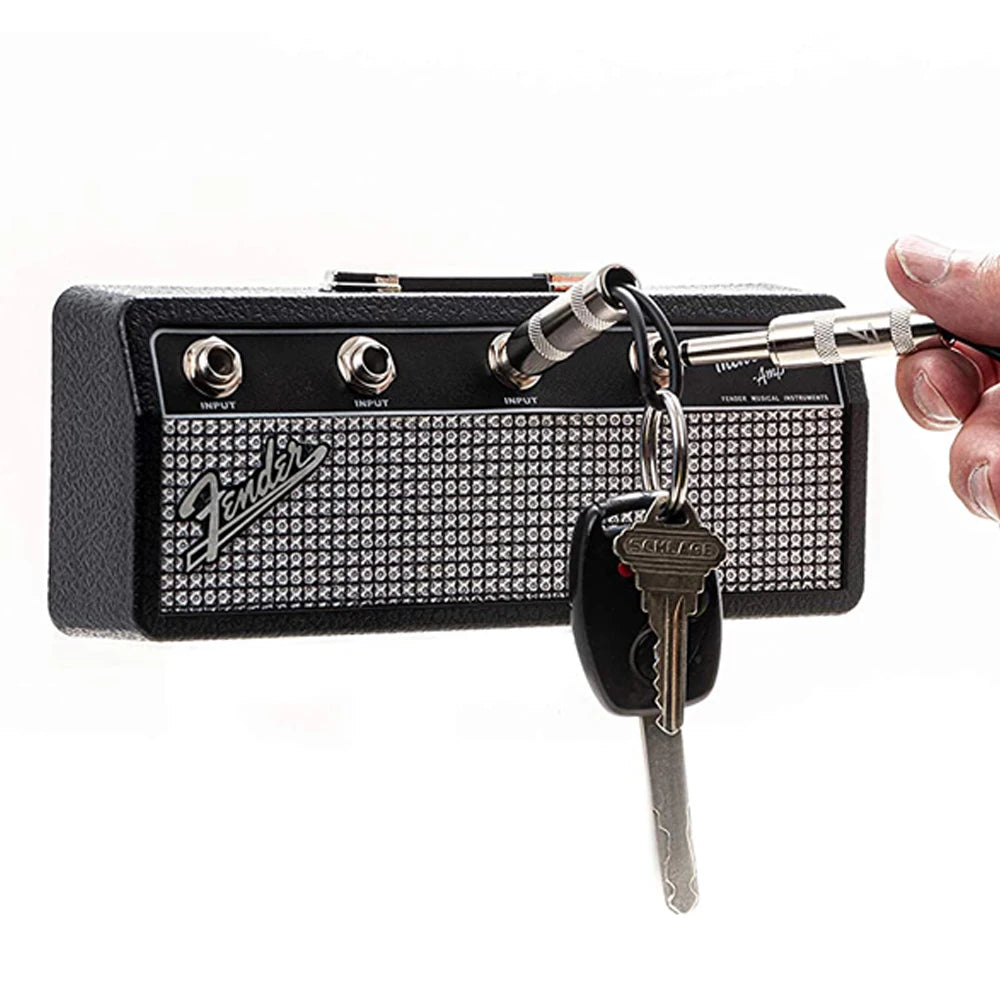 Vintage Amp-Inspired keychain holder