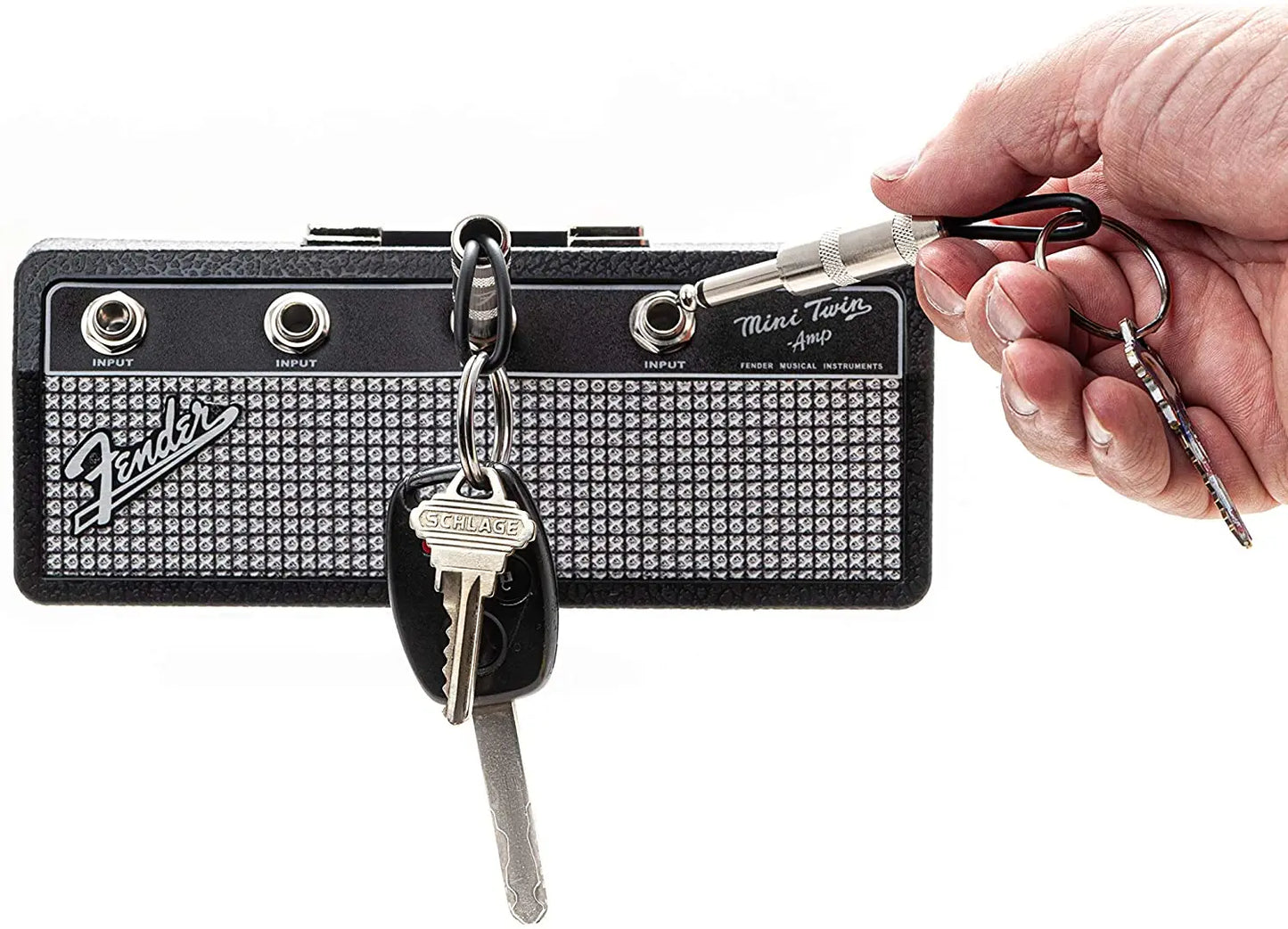 Vintage Amp-Inspired keychain holder